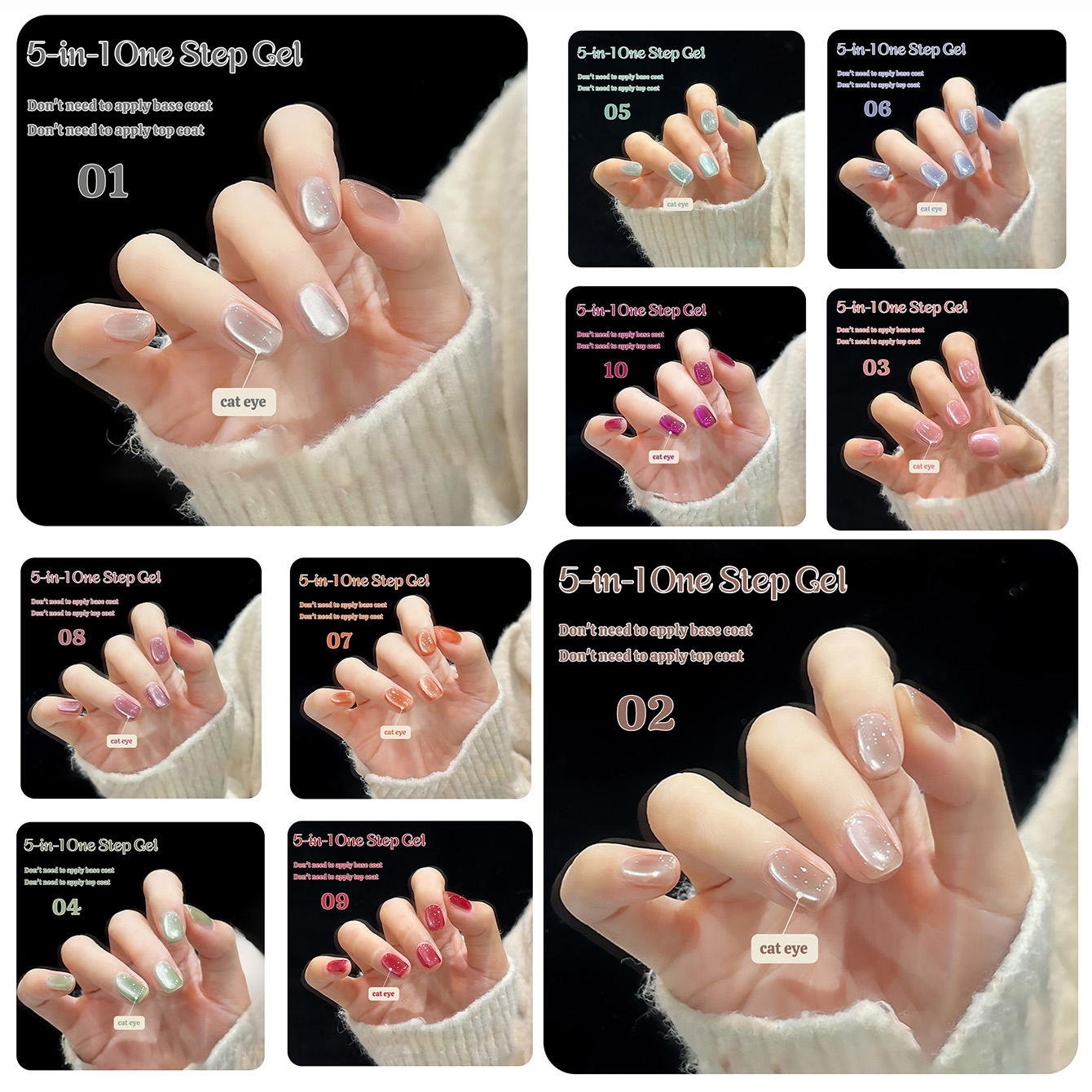 Nail Art Ice Blue - 1 unidad TC Nuevo Esmalte de