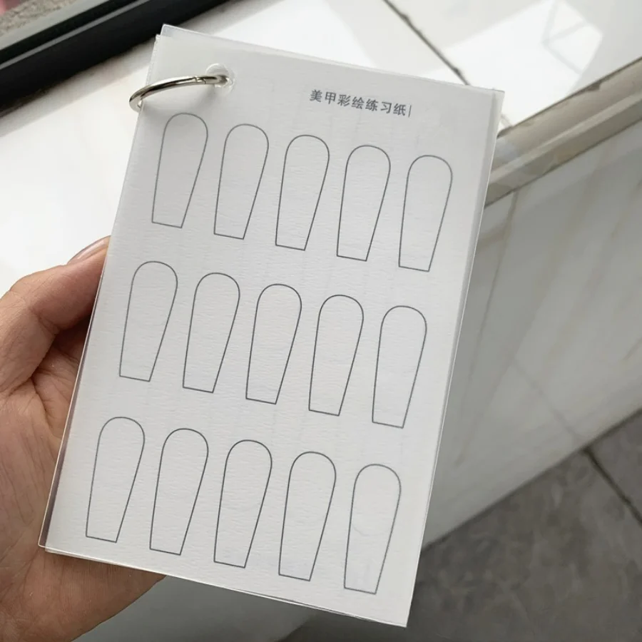 Nail Art France - Papel de práctica de flores de