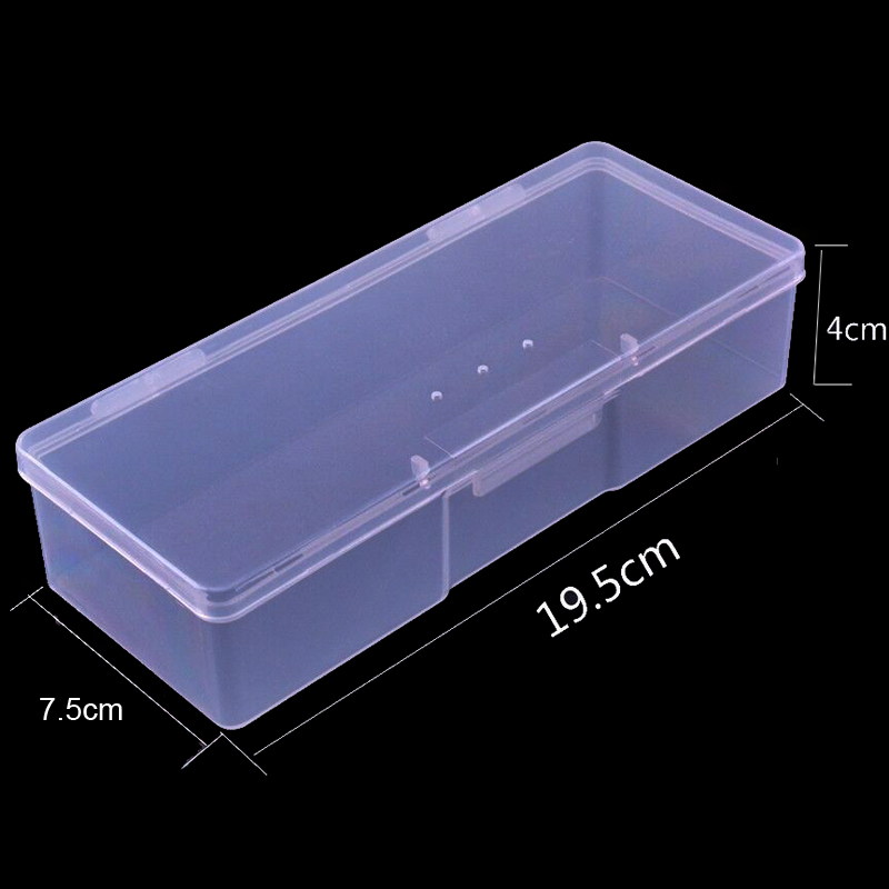 Caja de almacenamiento de plás - Nail Art Motif reseña y precio
