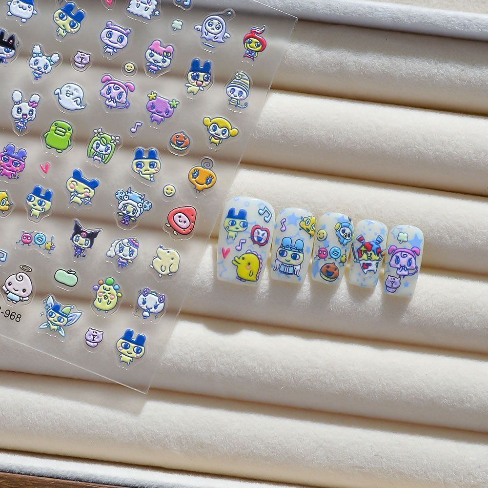 Pegatinas de Uñas con Relieve  - Nail Art Motif reseña y precio
