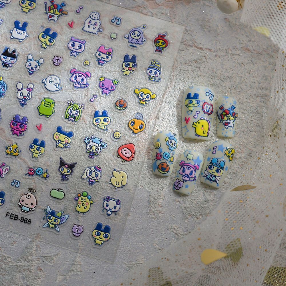 Pegatinas de Uñas con Relieve  - Nail Art Motif reseña y precio