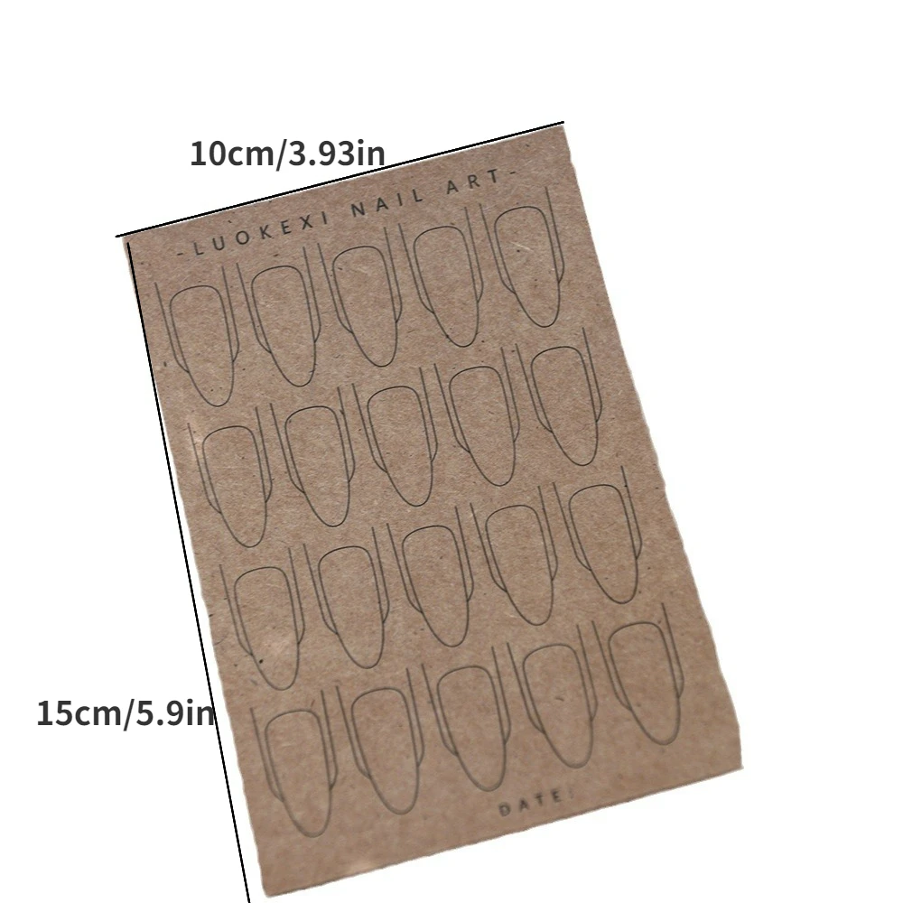 Papel de práctica de uñas, tab - Nail Art France reseña y precio