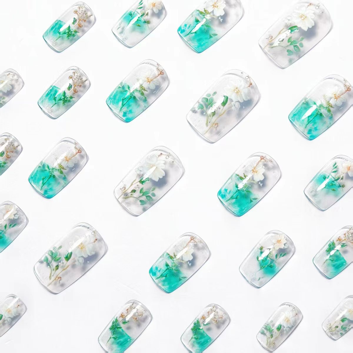 Uñas postizas medianas para mu - Nail Art Y2K reseña y precio