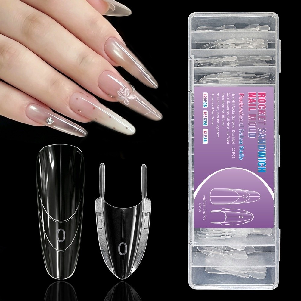 120 piezas de moldes para uñas - Nail Art Y2K reseña y precio