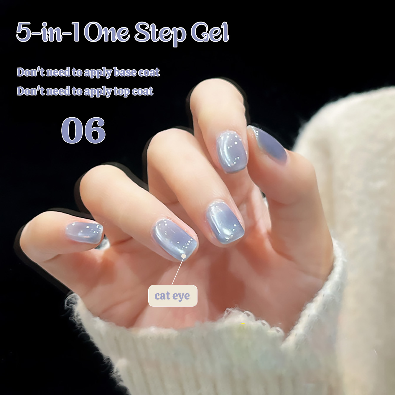 1 unidad TC Nuevo Esmalte de U - Nail Art Ice Blue reseña y precio